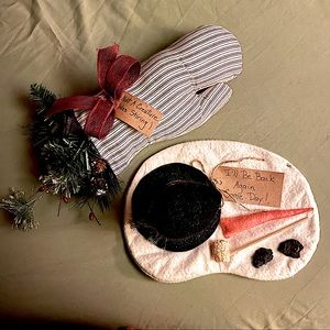 🎄Pair of Homemade Christmas Deocrations🎄